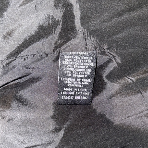 Le Chateau Blue and Brown Blazer with Plaid Pattern Tartan Biker Rocker - Picture 15 of 16